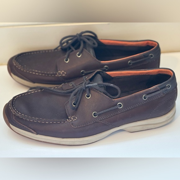 Timberland with Ortholite Dark Brown Men’s Boat Shoes - Picture 7 of 8